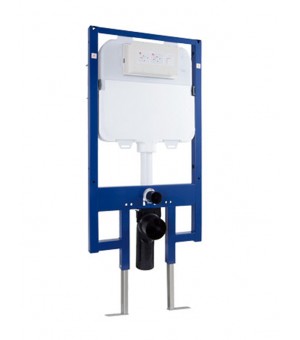 سيفون مخفي  حساس  رقم  WH099RUD بفريم   4.8 / 3 لتر مع ضغطة زجاج (اسود رقم MB008B) - صناعة صيني  TOTO 